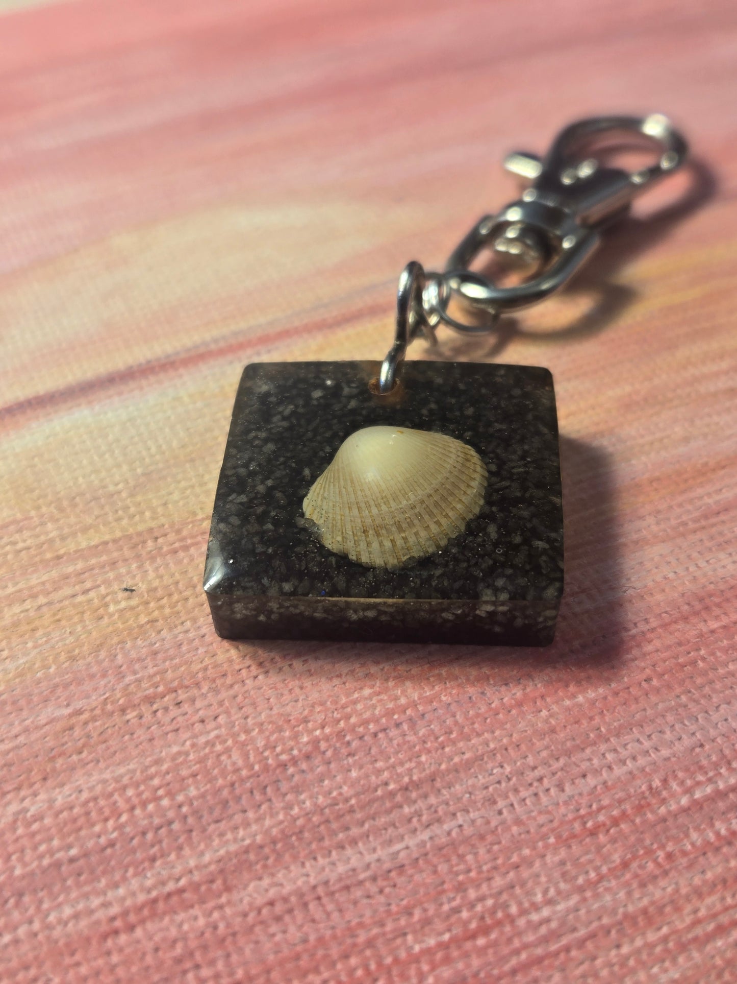 Seashell key chain