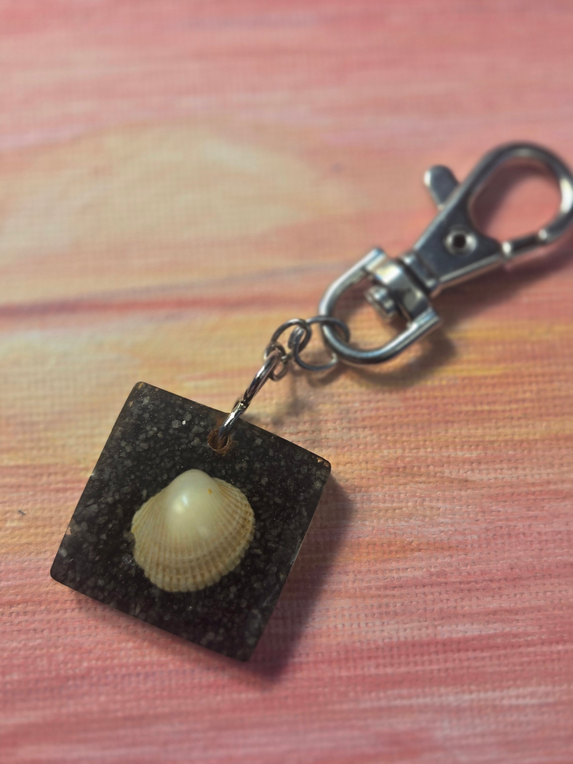 Seashell key chain